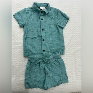 Cat & Jack Teal Short Set